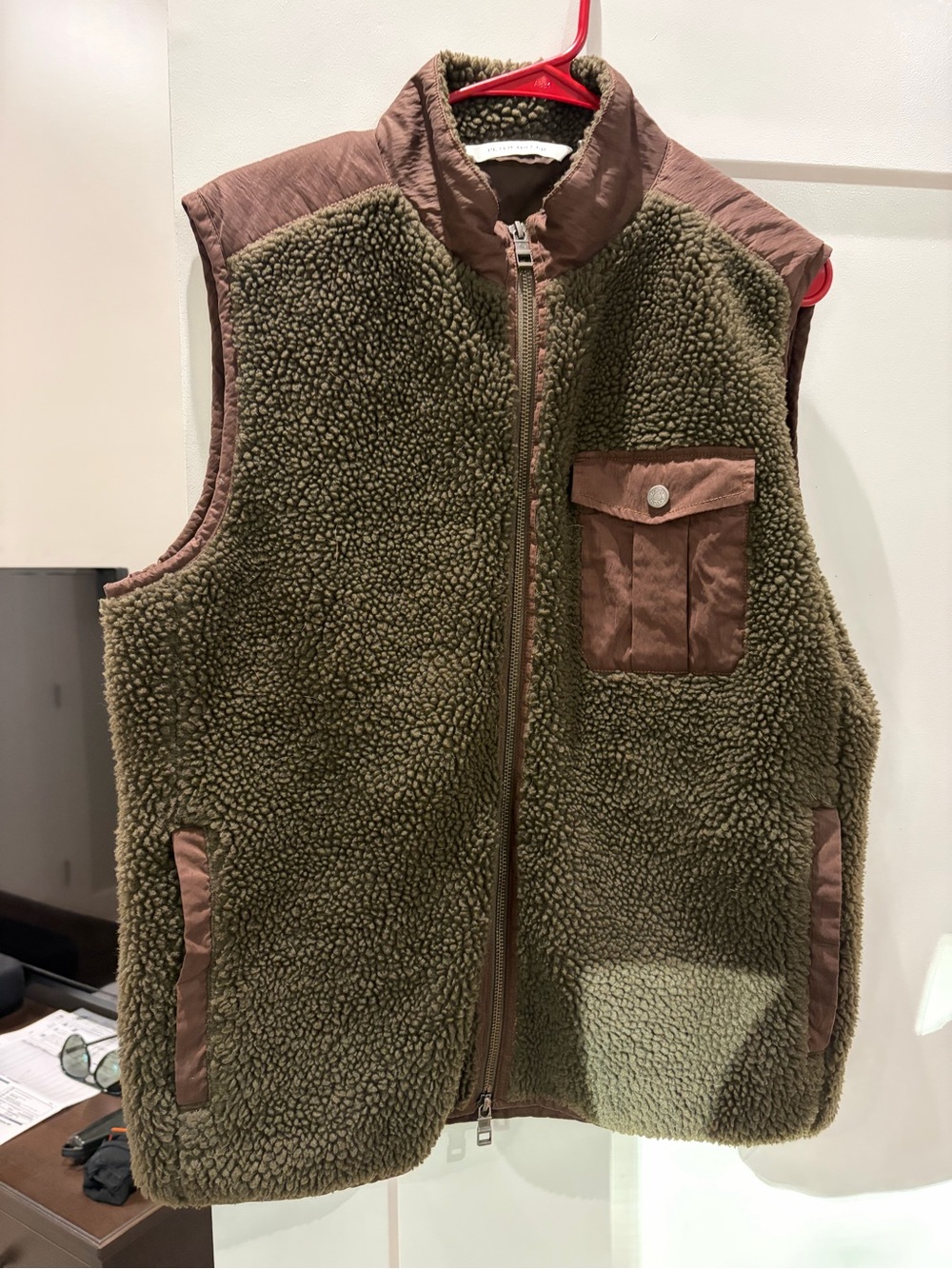 Peter Millar Green Fleece Vest